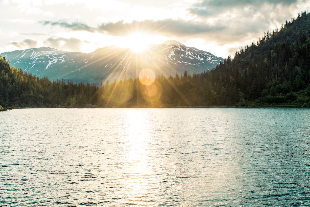 Beautiful scenery awaits you when visiting Alaska.
