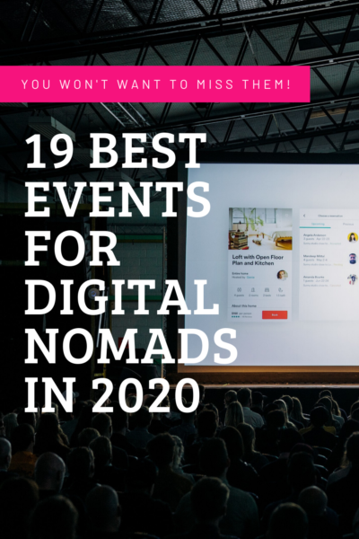 19 best digital nomad conferences / events in 2020